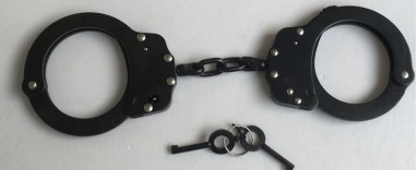 Wirkliche Polizei-Handschellen des Selbstverteidigungs-Antibereitschaftspolizei-Ausrüstungs-Kohlenstoffstahl-NIJ