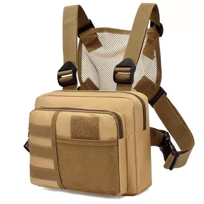 Outdoor-Taktische Weste mit Polster-Schultergurt Großhandel Unisex Brustbeutel Rucksack