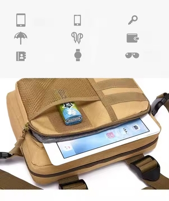 Outdoor-Taktische Weste mit Polster-Schultergurt Großhandel Unisex Brustbeutel Rucksack