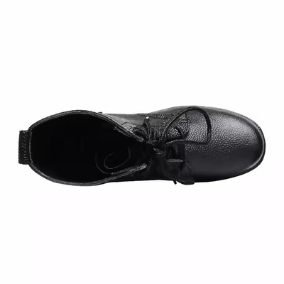 Tactical Uniform Schuhen schwarze Farbe Leder Stiefel mit Geinuen Leder Trainingsschuhe schwarze Stiefel