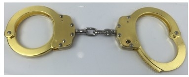 Anti-Reiot Handschellen Stahl Handschellen Polizei Handschellen