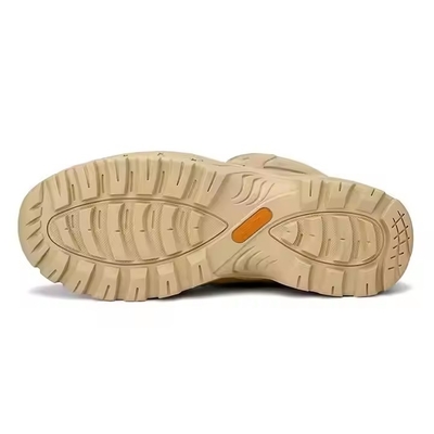 Taktische Schuhe Massive Khaki Wüstenwanderschuhe mit Ledermaterial Komfortable Trainingsschuhe