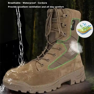 Langlebige Taktik-Stiefel Coyote-Kampf-Stiefel für Männer für