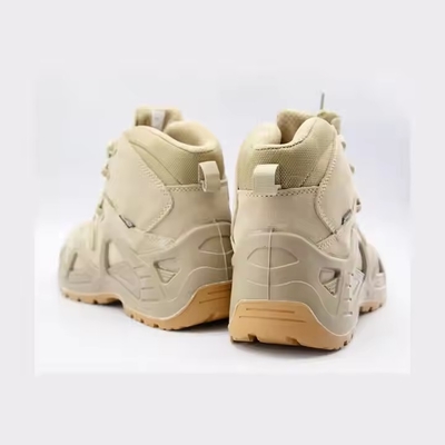 Großhandel Anti-Rutsch-Kampf-Dschungel-Split-Suede-Außensohle PU-Gummi-Taktische Stiefel für Männer