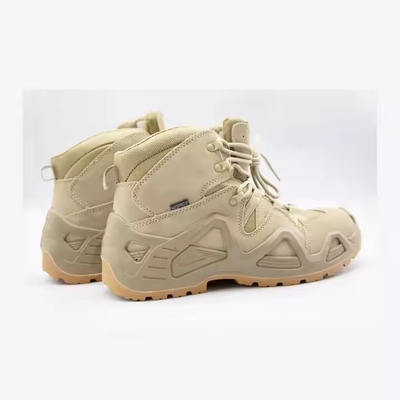 Großhandel Anti-Rutsch-Kampf-Dschungel-Split-Suede-Außensohle PU-Gummi-Taktische Stiefel für Männer