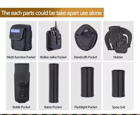 Jagdgürtel schwarzer Nylon Schnellschnallschnall Schnalle Taktische Ausrüstung Training Molle Holster Taktischer Gürtel Männer