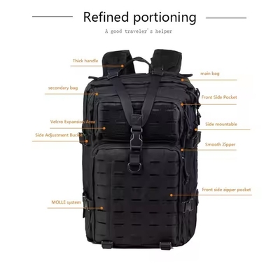 Multifunktionales Großraum-Rücksack im Freien für Männer Wandern Bergsteigen Sport Reisen Camping Rucksack Taktischer Angriff Rucksack