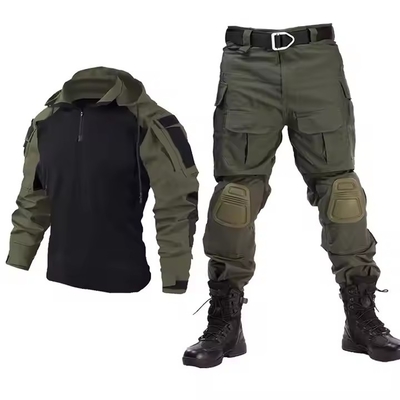 Verkleidung Taktischer Schutzkleid mit Kapuze Atmungtrainer Froschhemd und Hosen