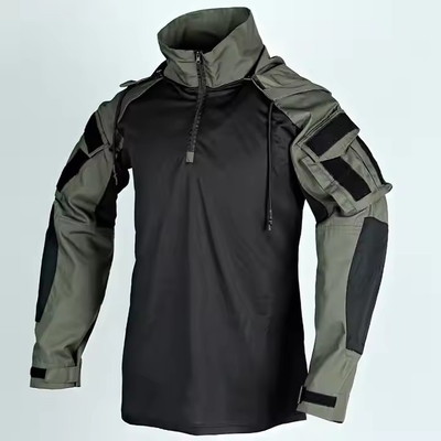 Verkleidung Taktischer Schutzkleid mit Kapuze Atmungtrainer Froschhemd und Hosen