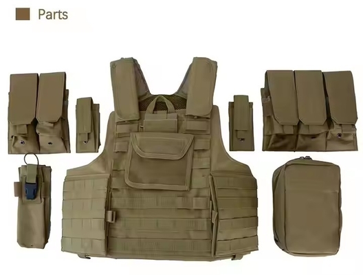 Tactical Gear Ausrüstung Schutzcamouflage Schießen Wandern Oxford Multifunktionaler Plattenträger Taktische Weste