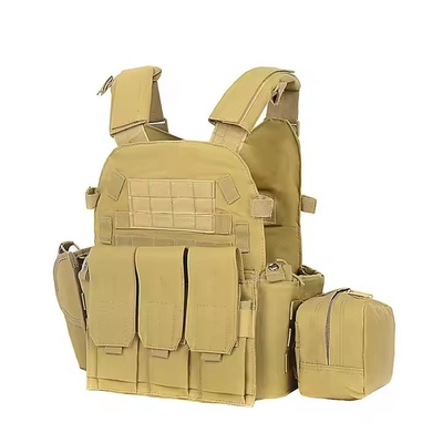 Tactical Gear Ausrüstung Schutzcamouflage Schießen Wandern Oxford Multifunktionaler Plattenträger Taktische Weste