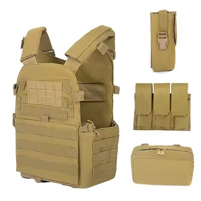 Tactical Gear Ausrüstung Schutzcamouflage Schießen Wandern Oxford Multifunktionaler Plattenträger Taktische Weste