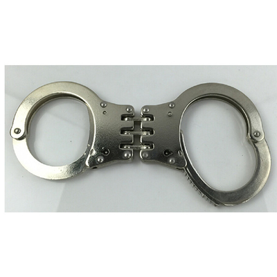 Schnellfessel-Edelstahl-Handfesseln-Polizei verwendet silbernes Schwarzes