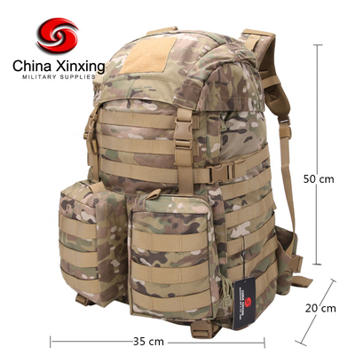 Kundenspezifischer wandernder militärischer taktischer Rucksack tarnen wasserdichte 50*35*20cm