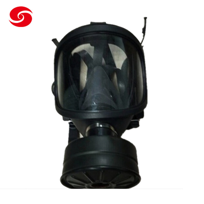 Naturkautschuk-chemische volles Gesichts-Gas-Verteidigungs-Masken-Armee-Polizei